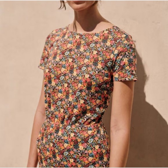 Sezanne a-line open back dress - Picture 1 of 7